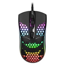 Wired Cable Gaming 7 Breathing LED Back Light Optical Mouse USB Computer Hollowe picture