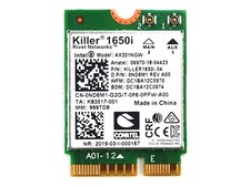 🚩 Genuine Intel Killer 1650i Wireless Wi-Fi Bluetooth A00 AX201NGW Dell ND6M1 picture