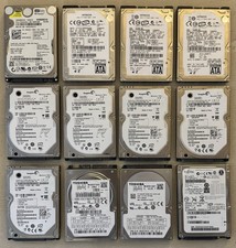 Lot Of (12) Good Working 2.5” 80GB SATA Laptop HDDs - Seagate Toshiba Hitachi WD picture