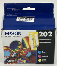 Epson T202520-S Tri-Color Ink Cartridge Magenta Yellow Cyan EXP - 07/2027 picture