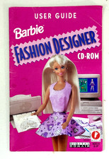 Vintage Barbie Fashion Designer CD-ROM User Guide Manual Only Windows 95 1996 picture