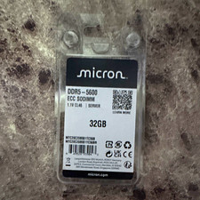 Micron 32GB DDR5-5600 ECC SO-DIMM 262-Pin RAM MTC20C2085S1TC56B picture