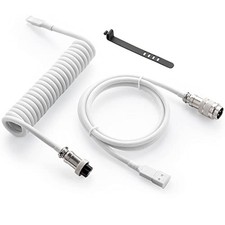 Gunmjo Pro Custom Coiled USB C Cable for Gaming Keyboard 1.5M Usb-c to Usb-a picture
