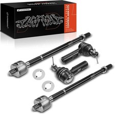 Set of 4, Front Inner & Outer Tie Rod End Kit, Compatible with Toyota Camry picture