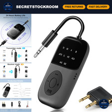 2-in-1 Bluetooth 5.4 Transmitter & Receiver, Wireless Airplane Adapter, Audio St picture