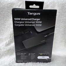 Targus 100W Universal Charger USB-C, Multiple Adapters, For Apple Dell Lenovo picture