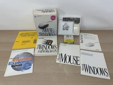 Microsoft Windows 3.1 Operating System + Microsoft Mouse - Vintage 1992 Big Box picture