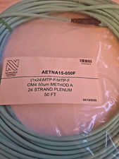 NetSource OM4 24F MTP-MTP 50FT Fiber Trunk Cable Plenum AETNA15-050F picture