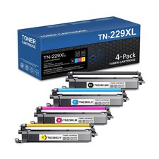 TN229XL TN-229XL High Yield Toner Cartridges 4 Pack Replacement for Brother T... picture