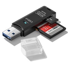 Lector de tarjetas Micro SD USB 3.0, adaptador de tarjeta SD a USB de 2 en 1 de picture