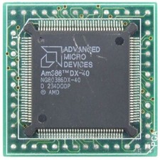 AMD Am386DX-40 NG80386DX-40 CPU 40Mhz Processor Vintage 132-pin plastic QFP picture