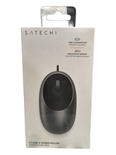 Satechi Aluminum C1 USB C Wired Mouse Optical Computer Mouse for M2/ M1 MacBook picture