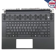 New Dell Alienware M16 R1 Palmrest Mechinical Backlit Keyboard 0NC97W 0CGM3Y US picture