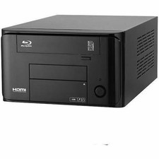 APEX MINI ITX Small CASE MI-008 BLACK PIANO Glossy with 250W Power Supply picture