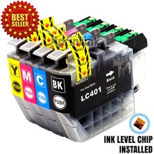 4pk LC401 LC-401 Ink Cartridges for Brother MFC-J1010DW MFC-J1012DW MFC-J1170DW picture
