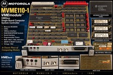 Motorola MVME110-1 VMEbus MC68000 8MHz VMEmodule 1982 Vintage CPU Computer Board picture