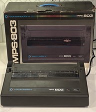 Commodore MPS-803 Dot Matrix Printer POWERS ON. For Parts Only. See Video ▶️ picture