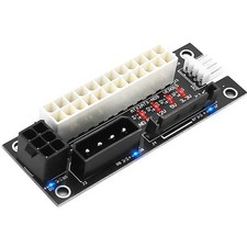 ADD2PSU 4 in 1 Power Supply Connector - Molex 4Pin/SATA/ATX 6Pin/4Pin black picture