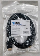 Vanco 255006X 6' Ft HDMI High Speed Cable with Ethernet picture