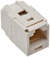 Panduit RJ45 relay jack JJ Adapter CC688IW Mini-com CAT6 Coupler Module White picture