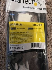 StarTech DVIDDMM10 StarTech.com 10 ft DVI-D Dual Link Cable - M/M - DVI-D Male - picture