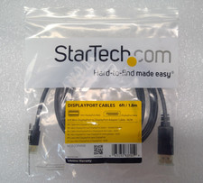 NEW StarTech 6FT Mini DP to DP Cable 4K MDP2DPMM6 for Mac Surface Monitor picture