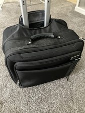 Eco Style Black Rolling Backpack Tablet Laptop Wheelie Bag picture