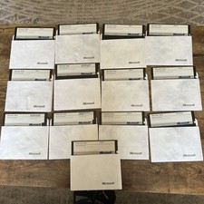 Set Lot 13 Vtg 1988 Microsoft Word Processing Program Software 5.0 Floppy Disks picture