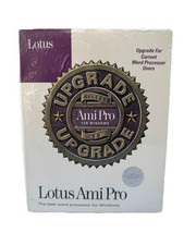 Lotus Ami Pro Windows 3.0 UPGRADE Software Program Word Processor VTG  IBM DOS picture