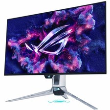 Asus ROG Swift Class WQHD OLED Monitor Silver 26.5
