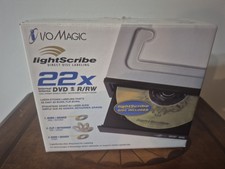 NEW - I/O Magic LightScribe 22X External DVD±R/RW USB 2.0 Drive IDVD22DLSE picture