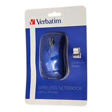Verbatim Wireless Notebook Optical Mouse - Blue - 99766 w/ 2.4 GHz USB dongle picture