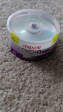 Maxell 25 Pack DVD+R 16X Disc Blank Media 4.7GB / 120Min NEW picture