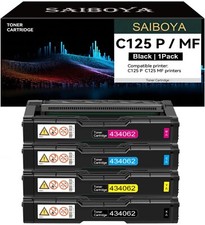 Toner Cartridge Replacement for Ricoh 434060-434063 C125P C125MF Printer BCMY picture
