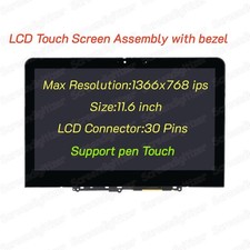 11.6“For Lenovo 300w Gen 3 82J1 82J2 5M11C85597 5M11C85599 LCD touch screen  picture