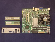 INTEL D945GCPE, AA D97209-201 Motherboard +CPU 2.0 GHz + (2) RAM  +I/O picture