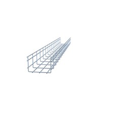 NavePoint Electro Zinc Plated Wire Mesh Cable Tray, 5.91