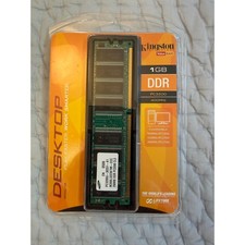Kingston Desktop 4GB DDR RAM Memory Module New Sealed Package picture