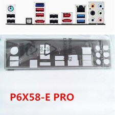 Original For Asus P6X58-E PRO Shield IO I/O Rear Baffle Backplate Motherboard picture