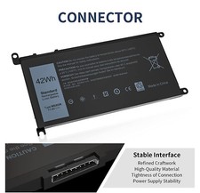 WDX0R WDXOR Laptop Battery 42Wh For Inspiron 15 5567 5568 13 5368 7368 7569 7579 picture