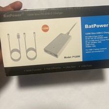 BatPower 120W Razer Laptop Notebook PD USB C Slim Battery Charger Type C picture