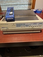Epson Lq-570+ Includes Ribbon Cartridge. Turns On But No Way To Test. picture