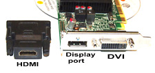 HDMI - DVI - DisplayPort  RETRO GAME Video Card. PCI-Express. Stream video. picture