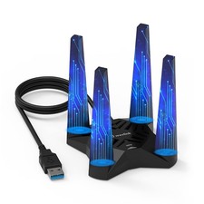 WAVLINK AX1800 USB WiFi 6 Adapter for Desktop PC, Dual Band PC picture