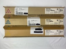 Compete COLOR Set NEW SP C811DN Genuine Ricoh Toner CYAN MAGENTA YELLOW picture