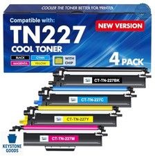 Toner Cartridge 4 Pack High Yield Black Cyan Magenta Yellow For Laser Printer picture
