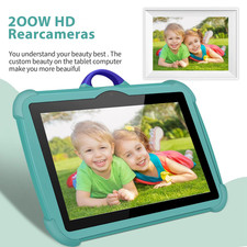 Cartoon Pattern Kids Tablet Android Learning Educational Games 4GB RAM 64GB ROM picture