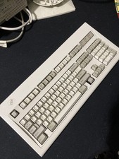 Vintage IBM Mechanical Keyboard Clickity Clack Model M J2 1985 Made USA Computer picture