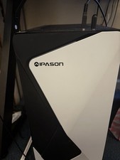 IPASON Gaming Desktop Tower Computer RGB Lighting RGB Fans White Black picture