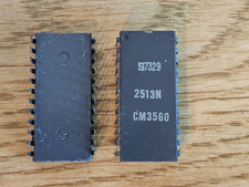 VINTAGE IC RARE EARLY SIGNETICS CM3560 2513n Character Generator ROM NOS 1973 picture